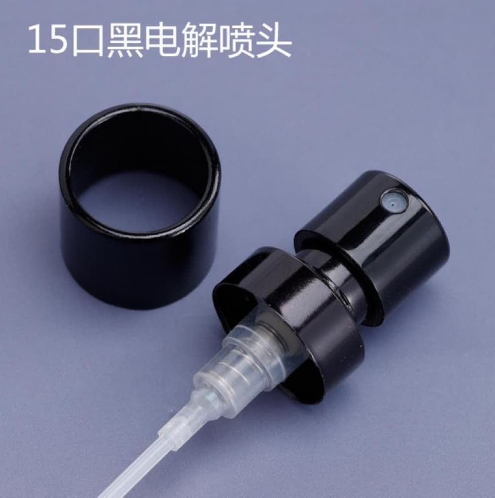 15 口黑色电解喷头与中套实物选型图