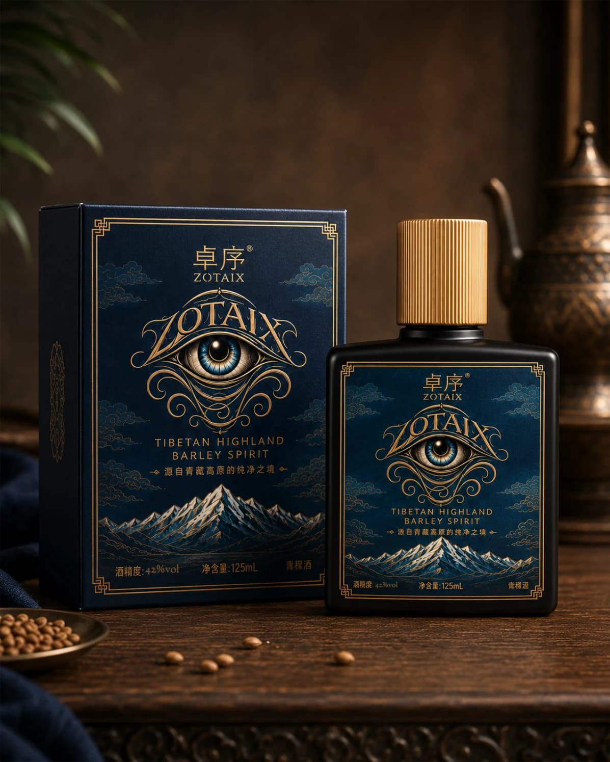 藏地青稞酒设计效果图